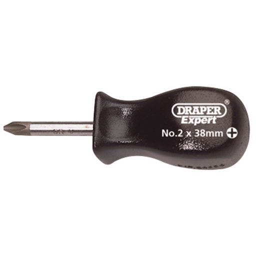 Draper Cross Slot Mechanic's Screwdriver, No.2 x 38mm 19541 Draper - Dynamic Drive