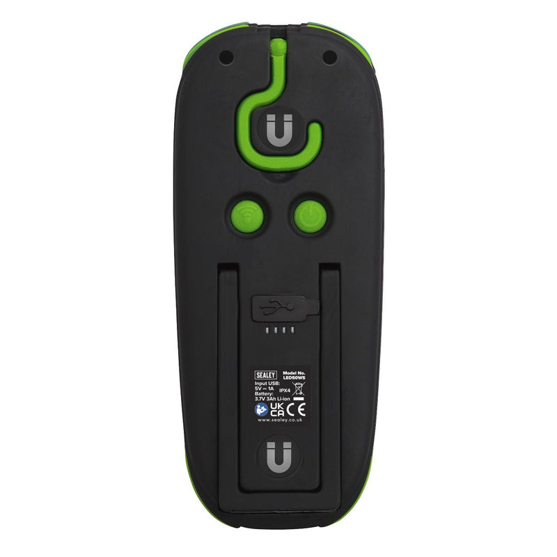 Sealey Rechargeable Torch with Wireless Speaker 10W COB LED LED50WS Sealey - Dynamic Drive