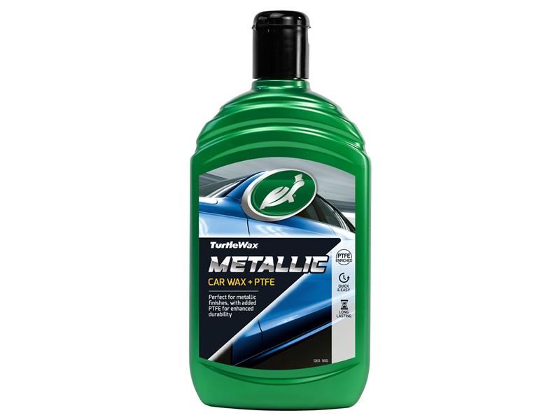 Turtle Wax Metallic Car Wax + PTFE 500ml Turtle Wax - Bars 4 Cars