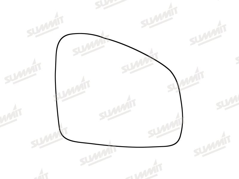 Summit Stick-On Standard Mirror Glass fits Renault Twingo 14 on RHS Summit - Dynamic Drive