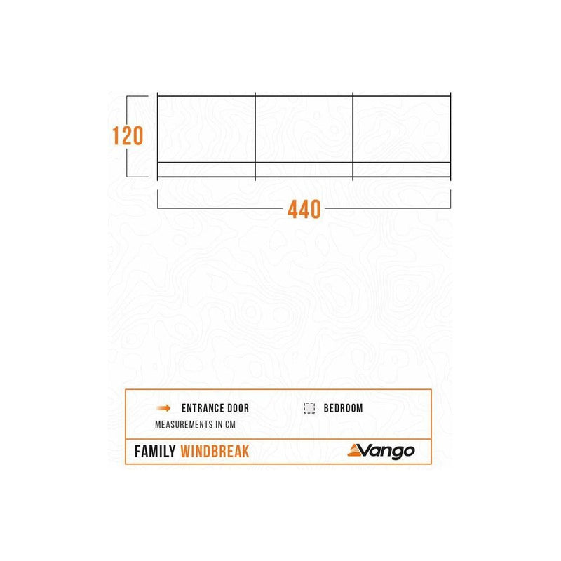 Vango Sentinel Family Windbreak Deep Blue Vango - Dynamic Drive