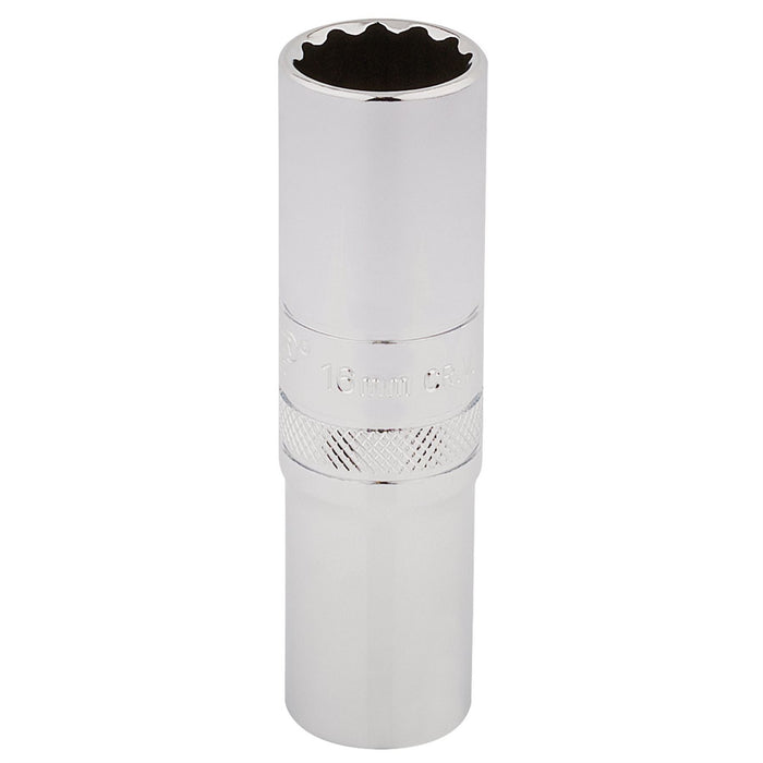 Draper HI-TORQ 12 Point Deep Socket, 1/2" Sq. Dr., 16mm 33734 Draper - Dynamic Drive