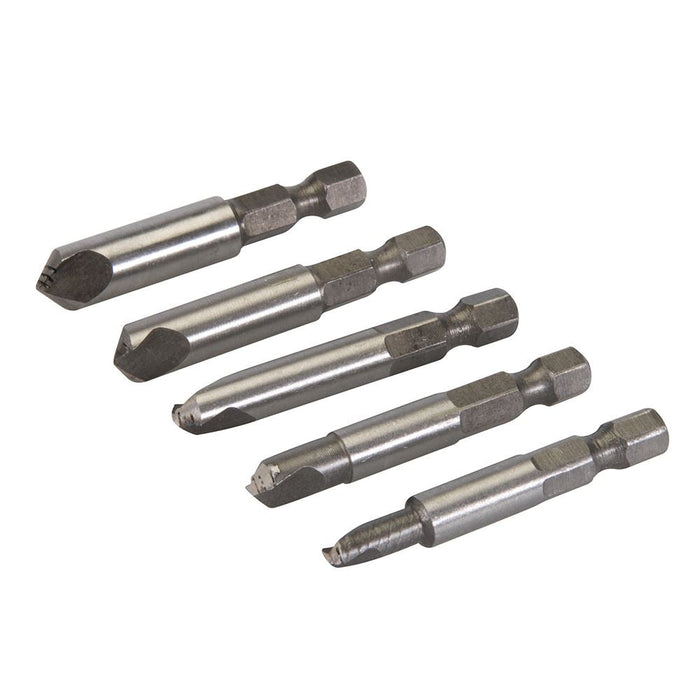 Silverline Damaged Screw Remover Set 5pce 50mm Silverline - Dynamic Drive
