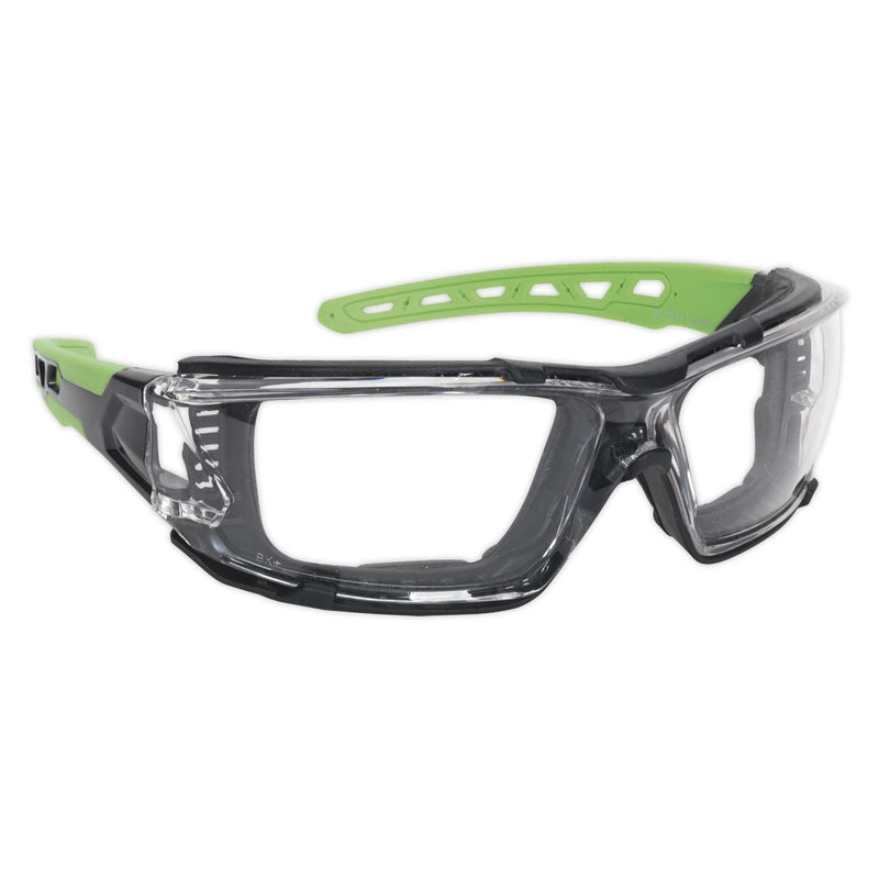 Sealey Safety Spectacles with EVA Foam Lining Clear Lens SSP68 Sealey - Dynamic Drive