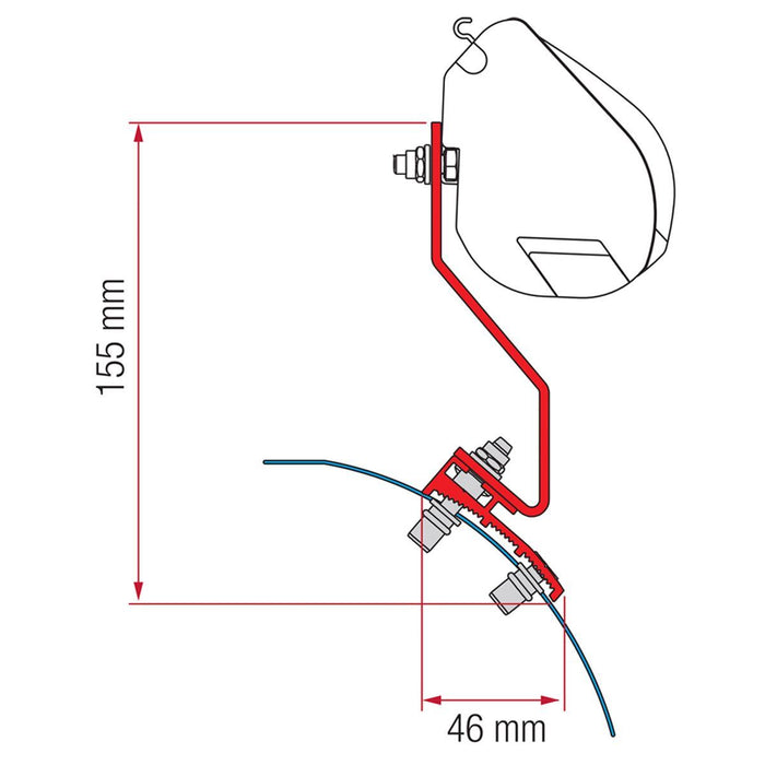 Fiamma Kit for VW Caddy Maxi Lift Roof: Enjoy More Headroom and Shade Fiamma - Dynamic Drive