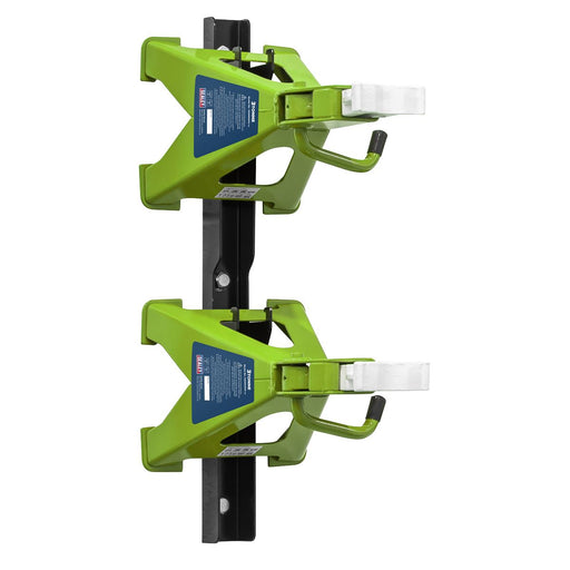 Sealey Axle Stand & Axle Stand Storage Rack Combo 3 Tonne - Hi-Vis Green Sealey - Dynamic Drive