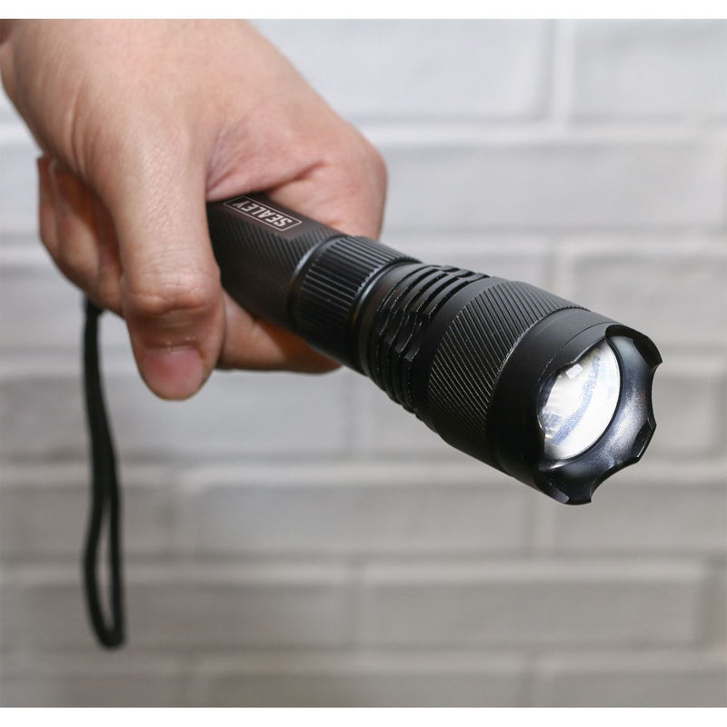 Sealey Aluminium Torch 10W SMD LED Adjustable Focus Rechargeable LED449 Sealey - Dynamic Drive