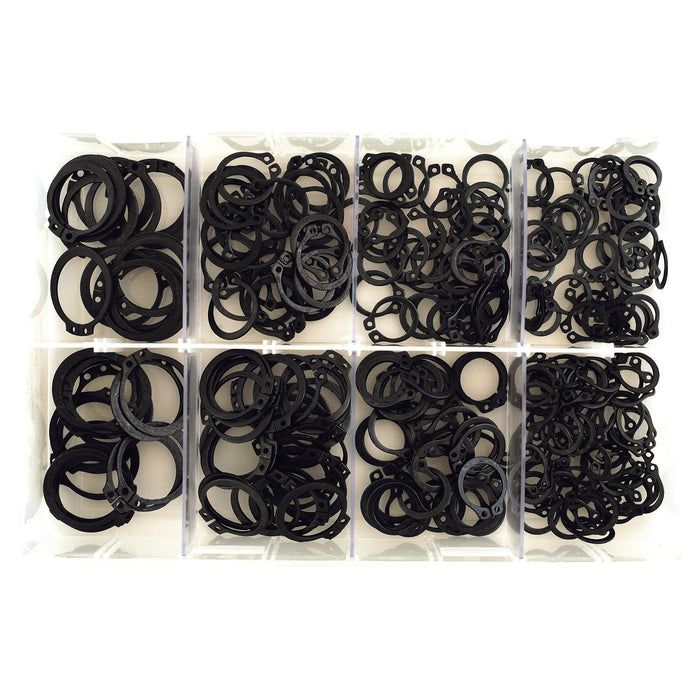 Tool Connection Assorted External Metric Circlips Box 250pc 35005 Connect - Dynamic Drive