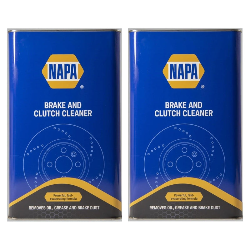 2x NAPA Brake and Clutch Cleaner Parts Degreaser 5L 5 Litre Container NAPA - Dynamic Drive