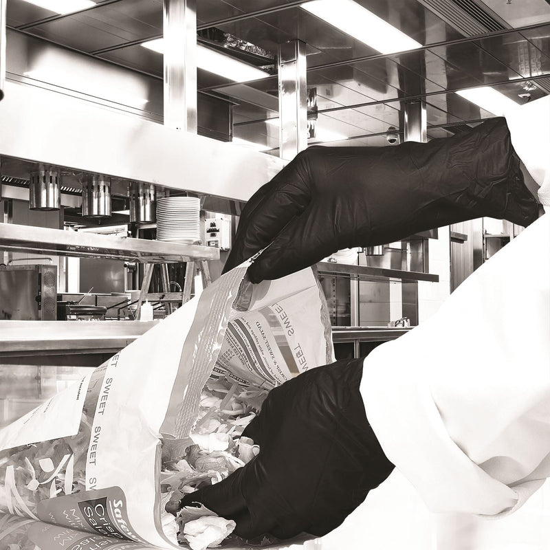 10x Bodyguards Powder Free Black Nitrile Disposable Gloves XL Box of 100 Tattoo Bodyguard - Dynamic Drive