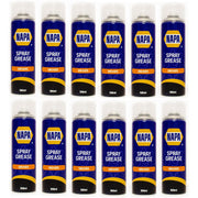 12x NAPA Grease Spray Multi Purpose Protects & Lubricates 500ml NAPA - Dynamic Drive