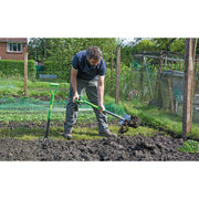 Draper Carbon Steel Garden Fork and Spade Set, Green 16566 Draper - Dynamic Drive