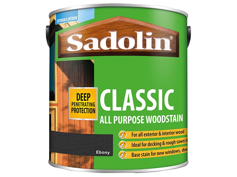 Sadolin Classic Wood Protection Ebony 2.5 litre Sadolin - Dynamic Drive