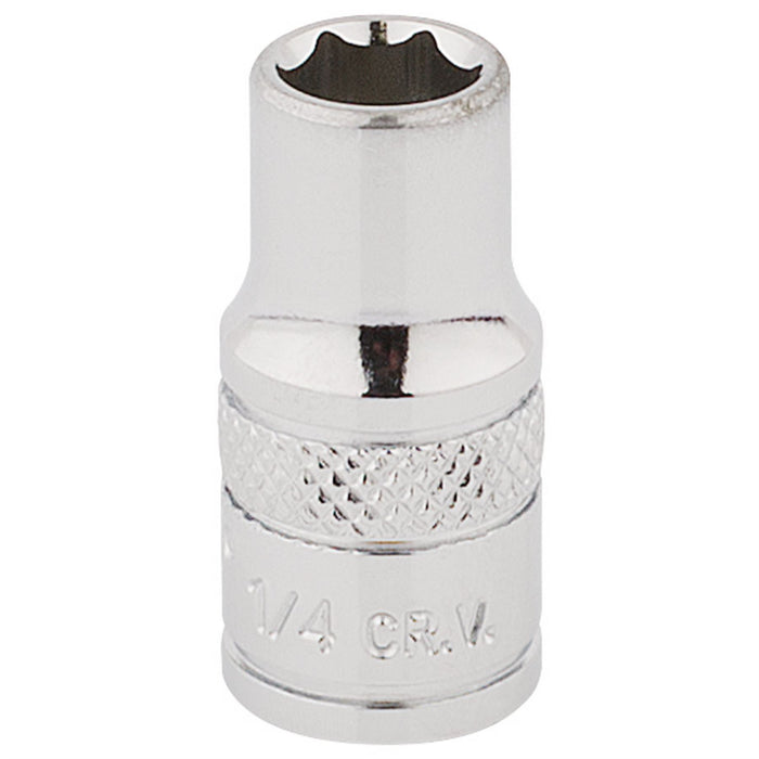 Draper HI-TORQ 6 Point Socket, 1/4" Sq. Dr., 1/4" 48444 Draper - Dynamic Drive