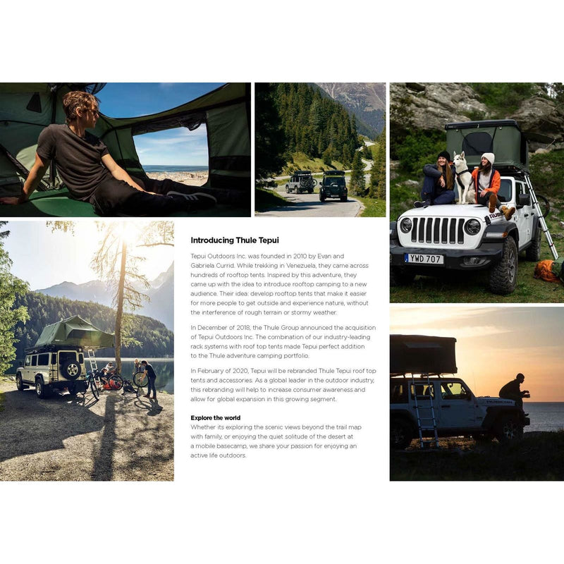 Thule Tepui Autana 4-person roof top tent haze grey 901500 Thule - Bars 4 Cars