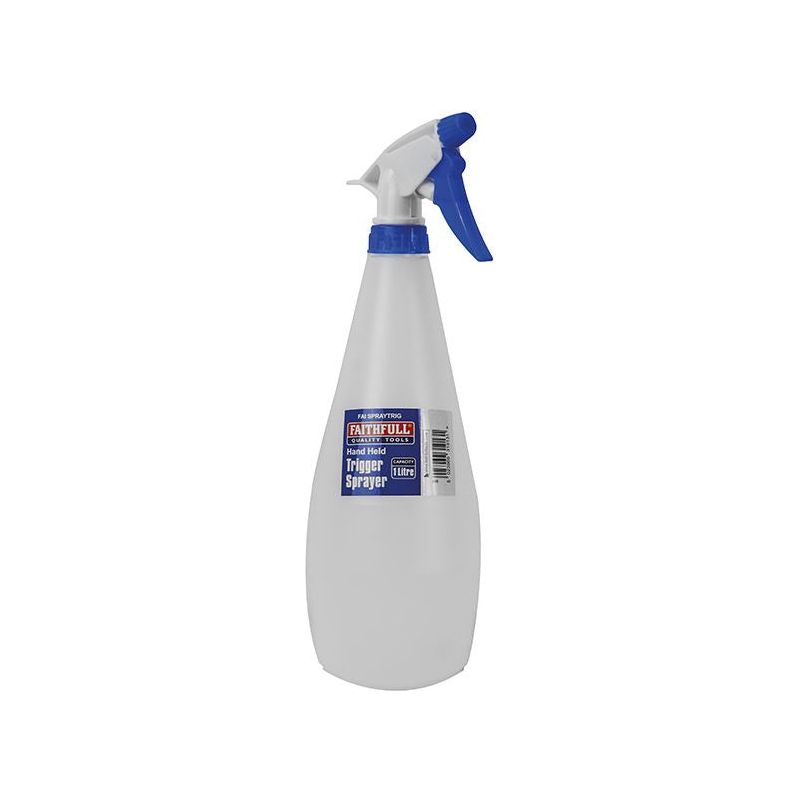 Faithfull Hand Held Trigger Spray Bottle 1 litre Faithfull - Dynamic Drive