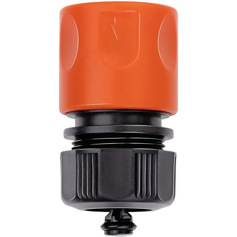 Black+Decker Garden Hose Connectors Set Of 4 - 2 X Water Stops, Spacer Elements - Black/Orange Black+Decker - Dynamic Drive