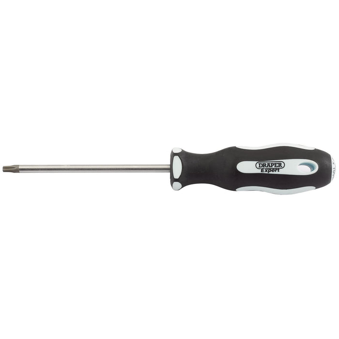 Draper TX-STAR Security Soft Grip Screwdriver, T20T x 100mm 35143 Draper - Dynamic Drive