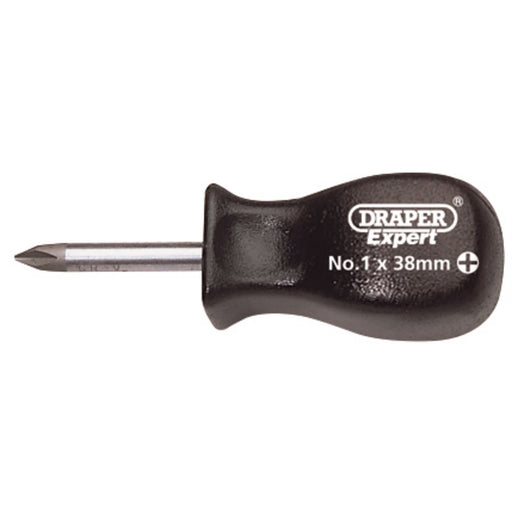 Draper Cross Slot Mechanic's Screwdriver, No.1 x 38mm 19540 Draper - Dynamic Drive