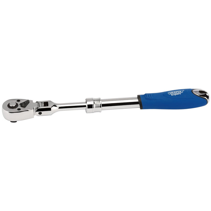 Draper Flexible Head Extending Reversible Ratchet, 3/8" Sq. Dr., 72 Tooth 26810 Draper - Dynamic Drive