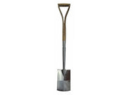 Faithfull Prestige Stainless Steel Border Spade Ash Handle Faithfull - Dynamic Drive