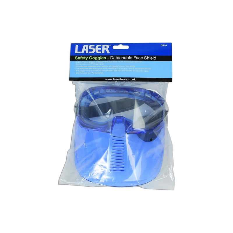Laser Safety Goggles - Detachable Face Shield 6514 Laser - Dynamic Drive