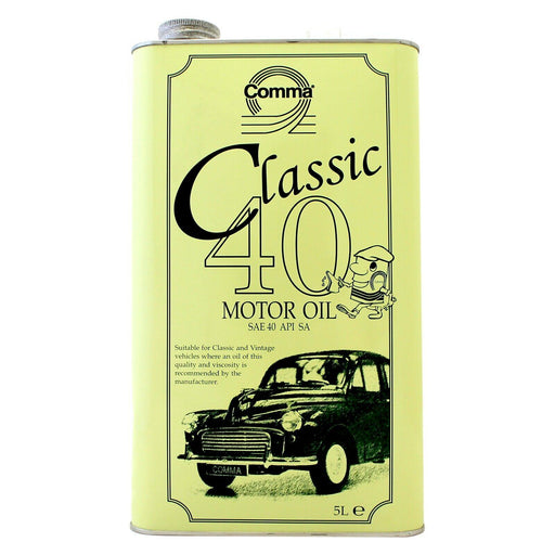 Comma - Classic Motor Oil Car Engine Performance 40W 4-Stroke Engines - 5L Comma  - Dynamic Drive