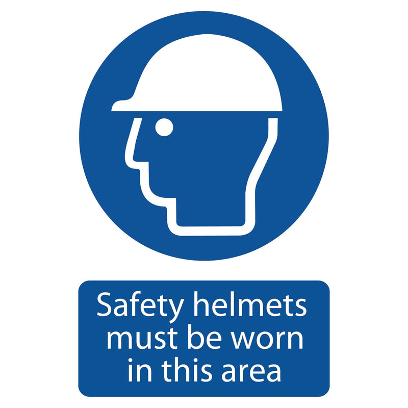 Draper Safety Helmet Must Be Worn 72869 Draper - Dynamic Drive