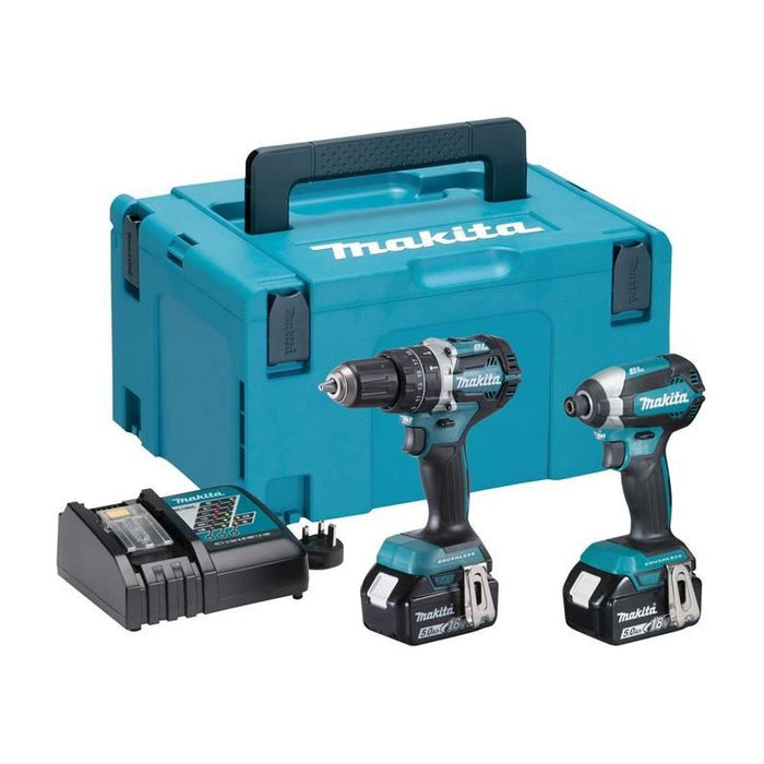 Makita DLX2180TJ Brushless Twin Pack 18V 2 x 5.0Ah Li-ion Makita - Dynamic Drive