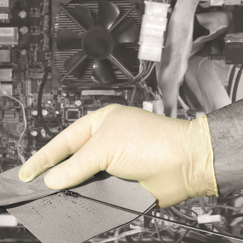 Bodyguards Powder Free White Latex Disposable Gloves Small Box of 100 Bodyguard  - Dynamic Drive