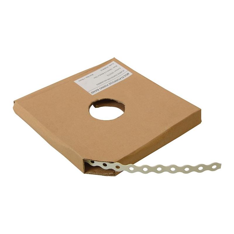 Forgefix White Plastic Coated Pre-Galvanised Band 12mm x 0.8 x 10m Box 1 ForgeFix - Dynamic Drive