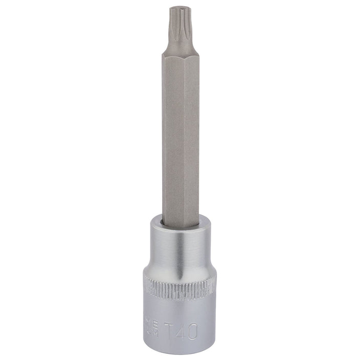 Draper TX-STAR Socket Bit, 1/2" Sq. Dr., T40 x 100mm 16313 Draper - Dynamic Drive