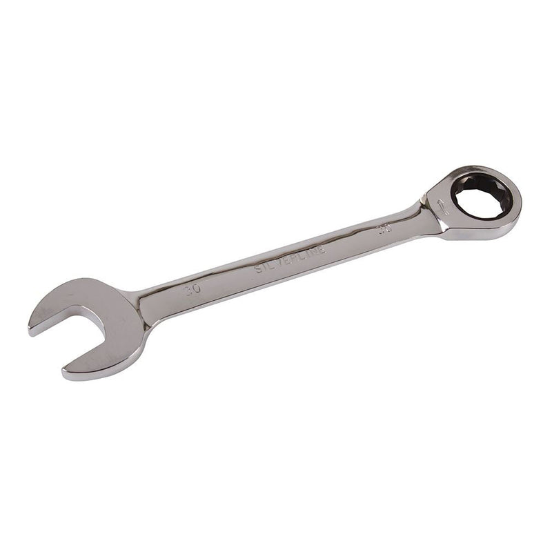 Silverline Fixed Head Ratchet Spanner 30mm Silverline - Dynamic Drive