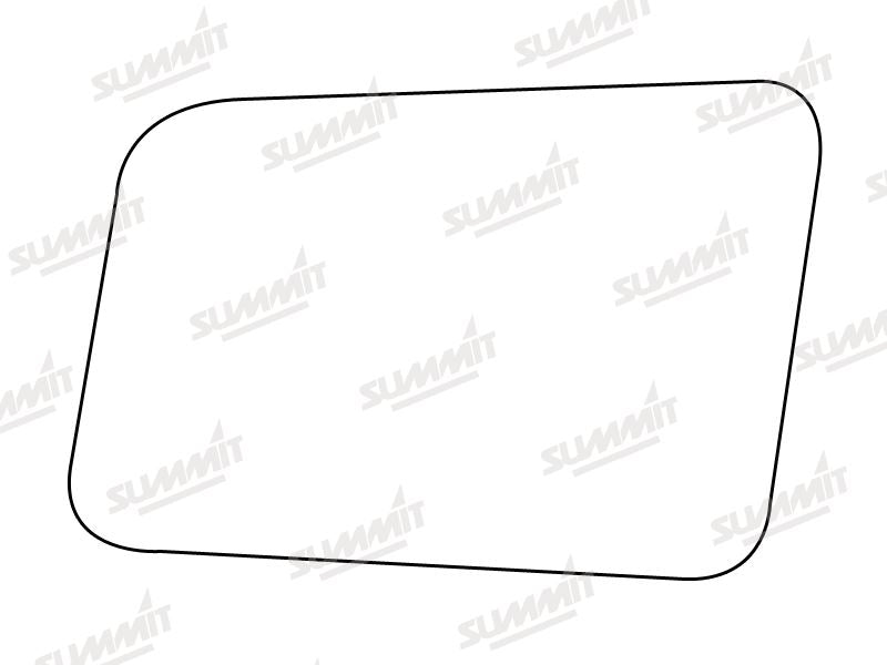 Summit Stick-On Anti Dazzle Mirror Glass fits Vauxhall Astra LHS Summit - Dynamic Drive