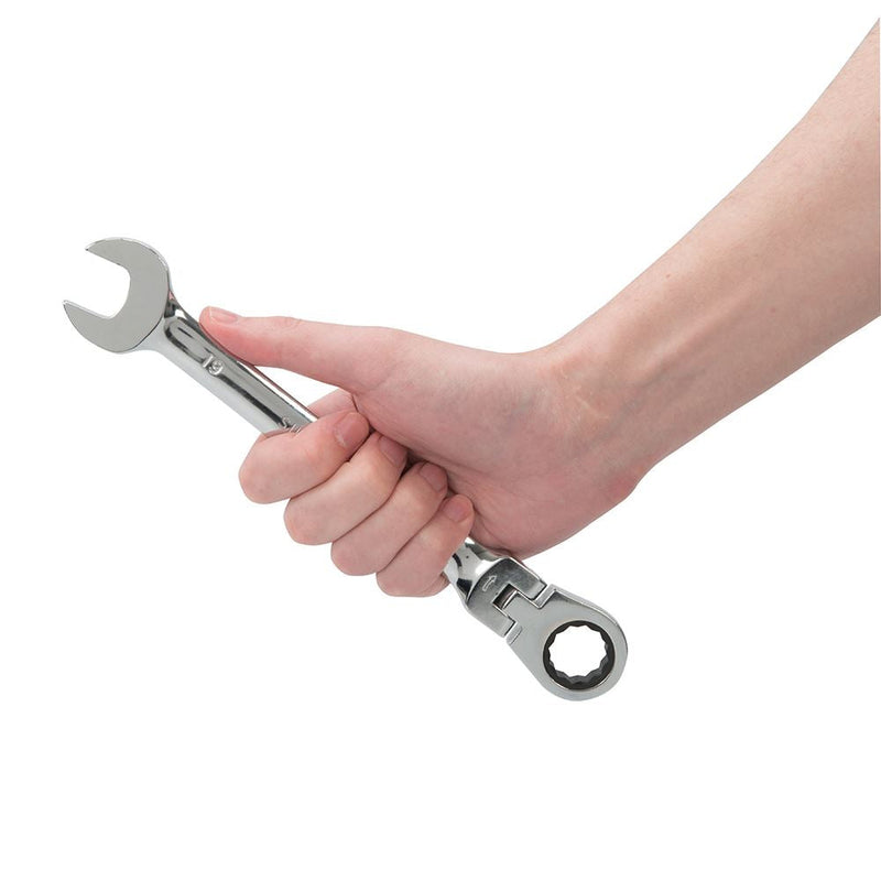 Silverline Flexible Head Ratchet Spanner Set 12pce 8 - 19mm Silverline - Dynamic Drive