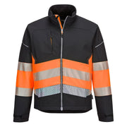 Portwest Pw3 Hi-Vis Class 1 Softshell Jacket (3L) 3XL PW375BKYXXXL Portwest - Dynamic Drive