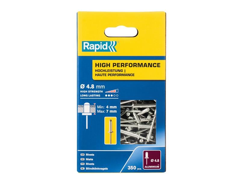 Rapid High Performance Rivets 4.8 x 10mm (Box 350) Rapid - Dynamic Drive