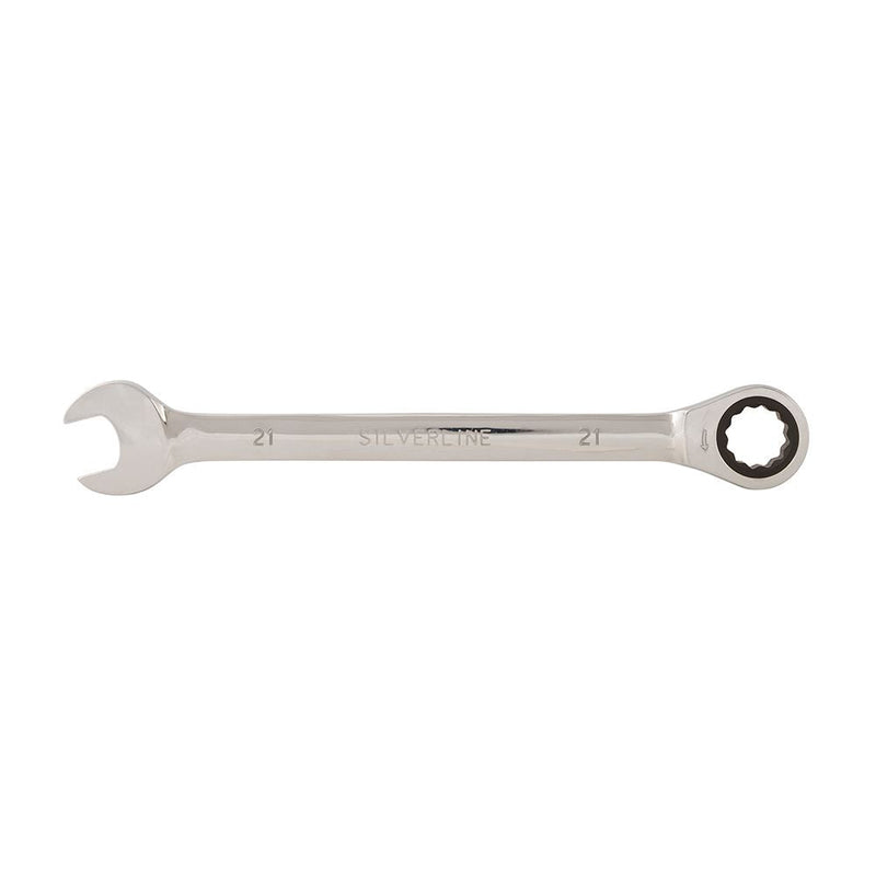 Silverline Fixed Head Ratchet Spanner 21mm Silverline - Dynamic Drive