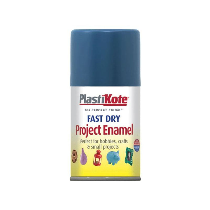 Plastikote Fast Dry Enamel Aerosol Harbour Blue 100ml PlastiKote - Dynamic Drive