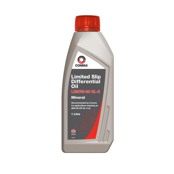 Comma LS80W-90 GL-5 Limited Slip Differential Oil - 1 Litre Comma - Dynamic Drive