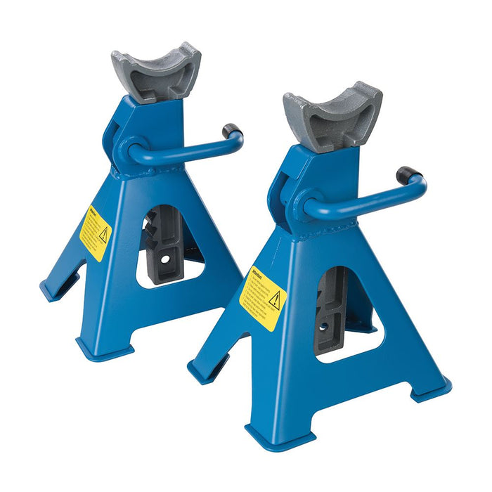 Silverline 3 Ton Tonne Ratchet Action Axle Stand Stands 3Yr Warranty 763620 Silverline - Dynamic Drive