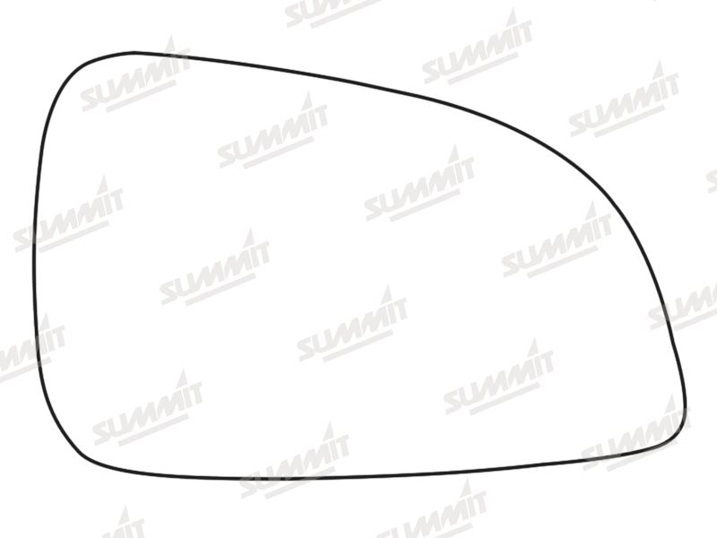 Summit Heated Backing Plate with Standard Glass fits Vauxhall Astra 09-11 RHS Summit - Dynamic Drive