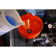 Sealey Funnel Large250mm Fixed Spout with Filter F3 Sealey - Dynamic Drive