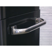 Sealey Rollcab 4 Drawer Retro Style- Black with Red Anodised Drawer Pulls Sealey - Dynamic Drive