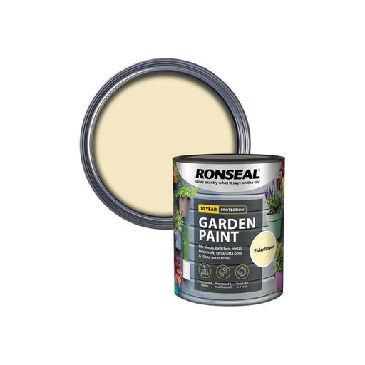 Ronseal Garden Paint Elderflower 750ml Ronseal - Dynamic Drive