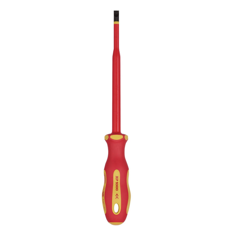 Draper XP1000 VDE Slimline Plain Slot Screwdriver, 6.5 x 150mm 02162 Draper - Dynamic Drive