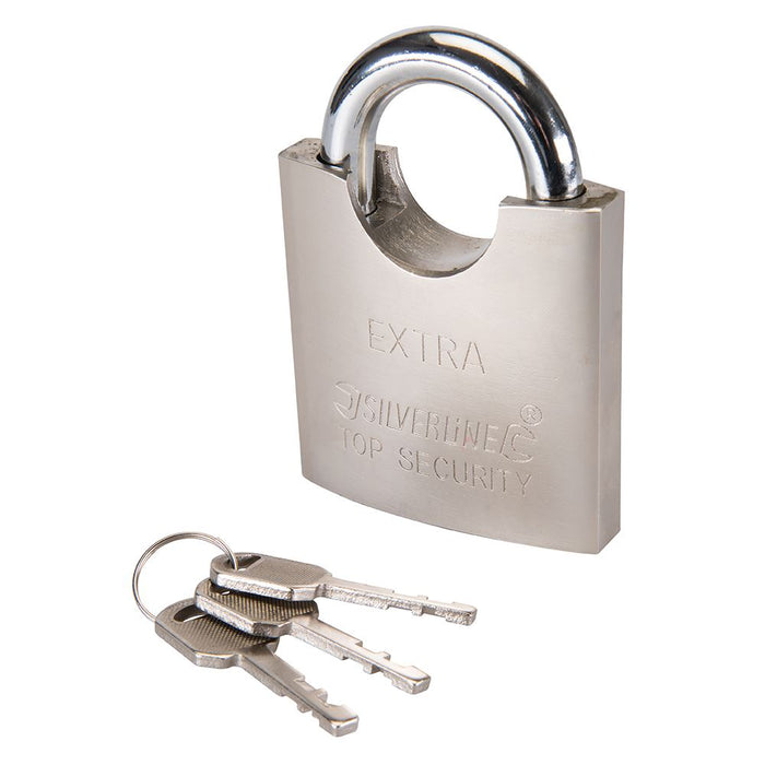 Silverline Shrouded Padlock 70mm Silverline - Dynamic Drive