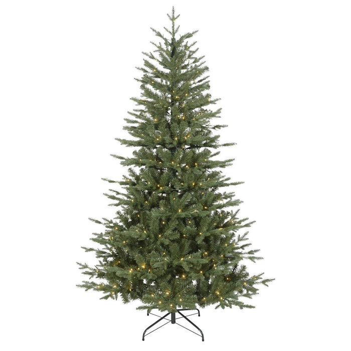 Dellonda Pre-Lit 5ft Hinged Christmas Tree with Warm White LED Lights & PE/PVC Tips Dellonda - Dynamic Drive