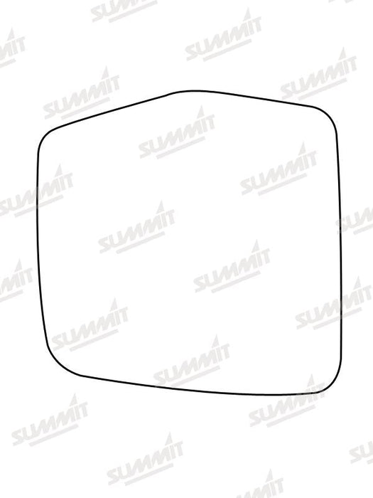 Summit Non-Heated Base Plate With Standard Mirror Glass fits Citroen Jumpy LHS Summit - Dynamic Drive