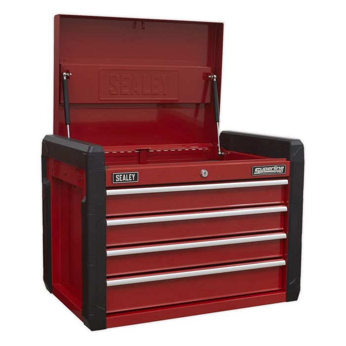 Sealey Topchest 4 Drawer with Ball-Bearing Slides AP3401 Sealey - Dynamic Drive